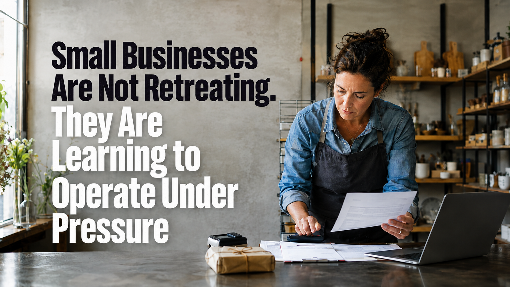 Small Businesses Are Not Retreating. They Are Learning to Operate Under Pressure